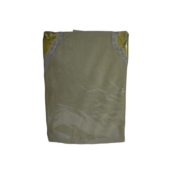 1980s NIP 20th Century Wear  Yellow Green White Night Gown Size 42 NOS - Picture 3 of 5